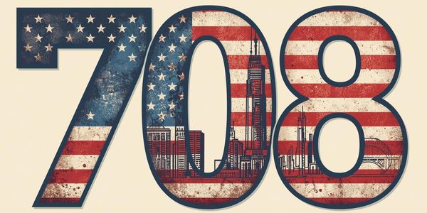 708 AMERICAN FLAG / CHI SKY LINE