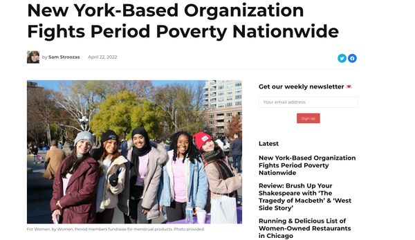 nonprofit fighting period poverty 