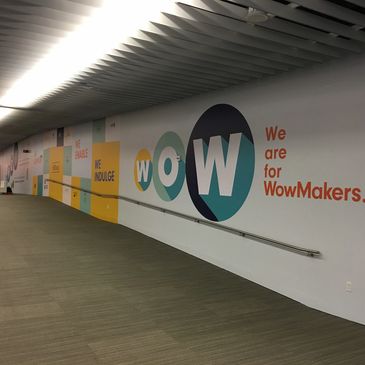 Hallway wrap for Cleveland convention center