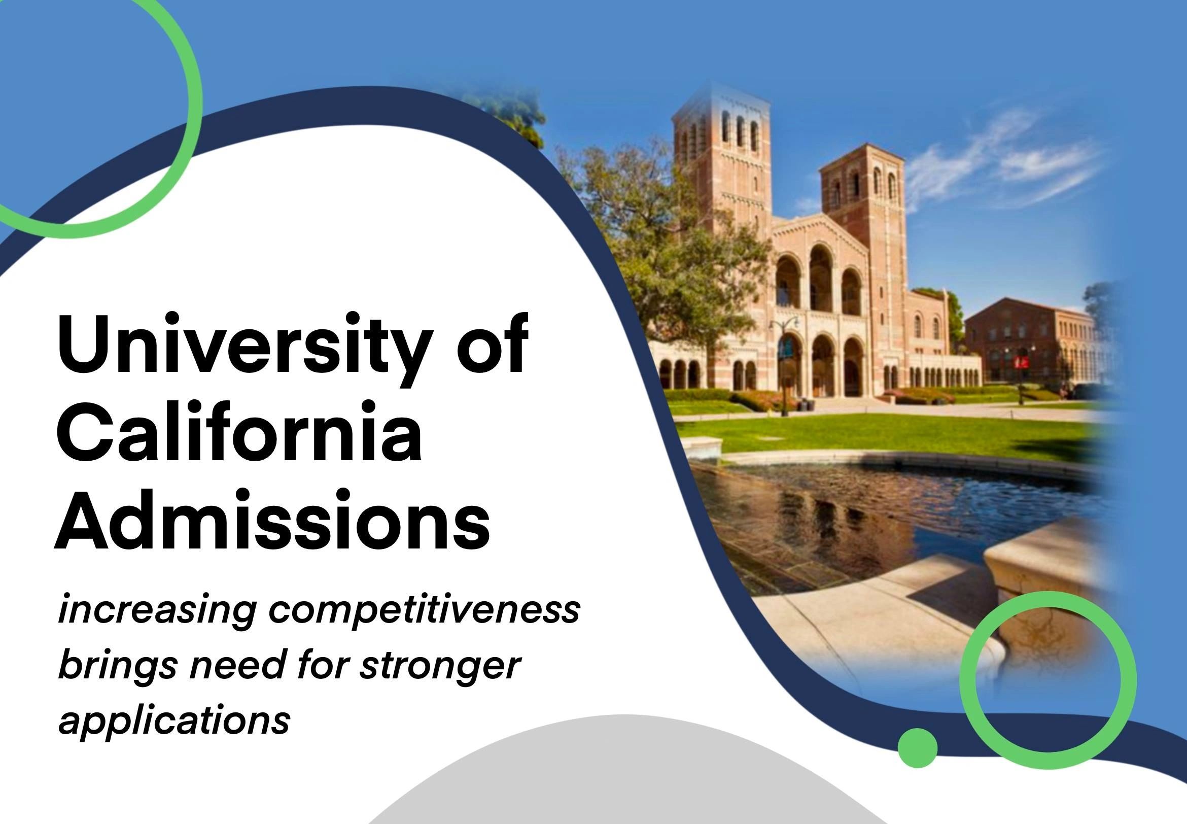 UC Admissions Increasing Competitiveness