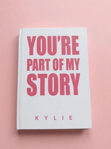 Book with "You're Part of My Story" cover