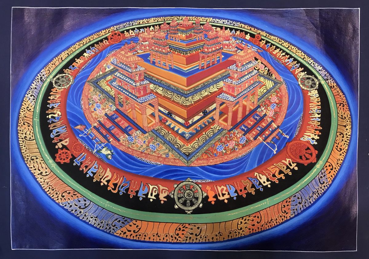 Download 3d Kalachakra Mandala 29x42cm