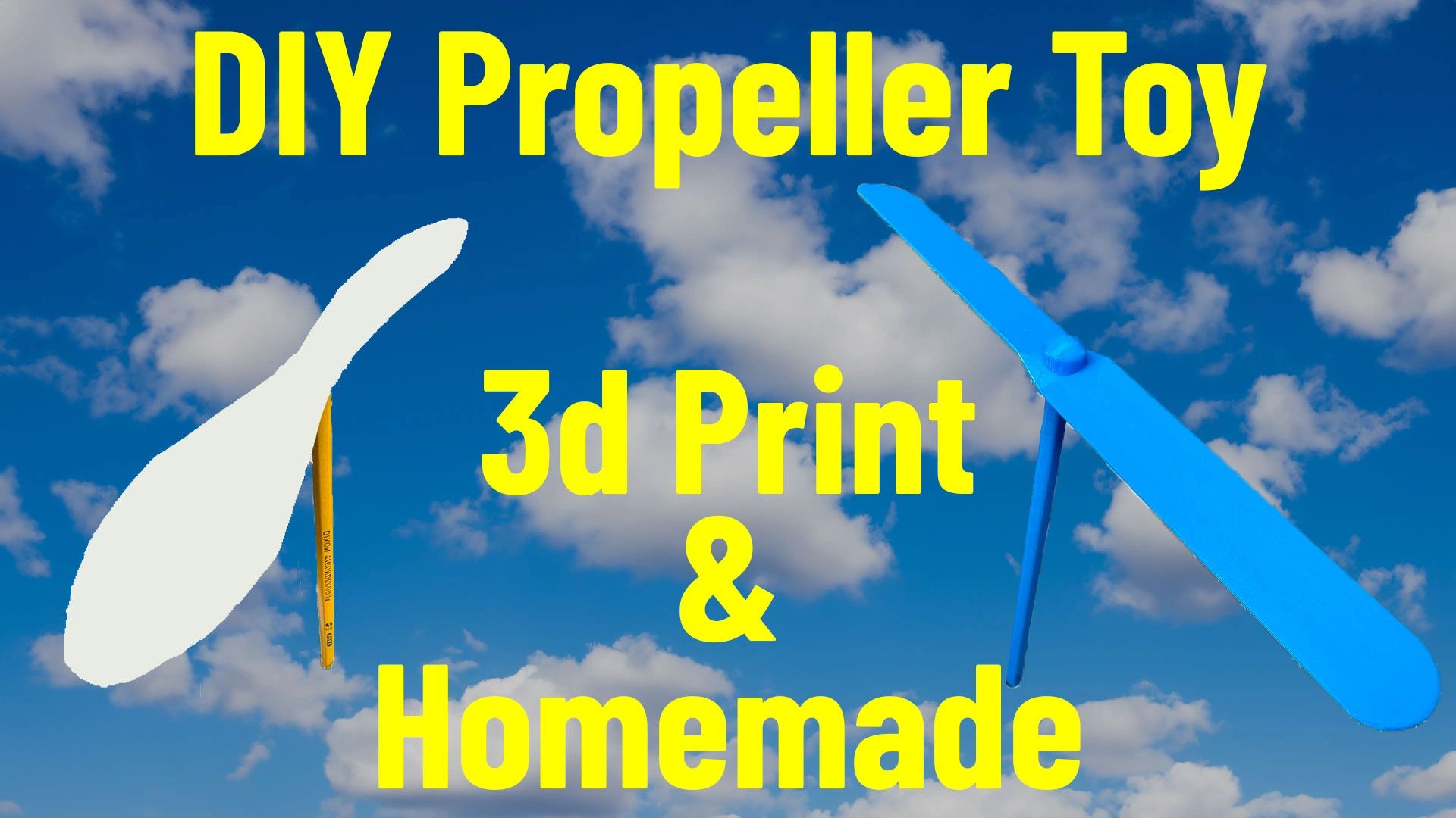 DIY Propeller Toy That Flys!