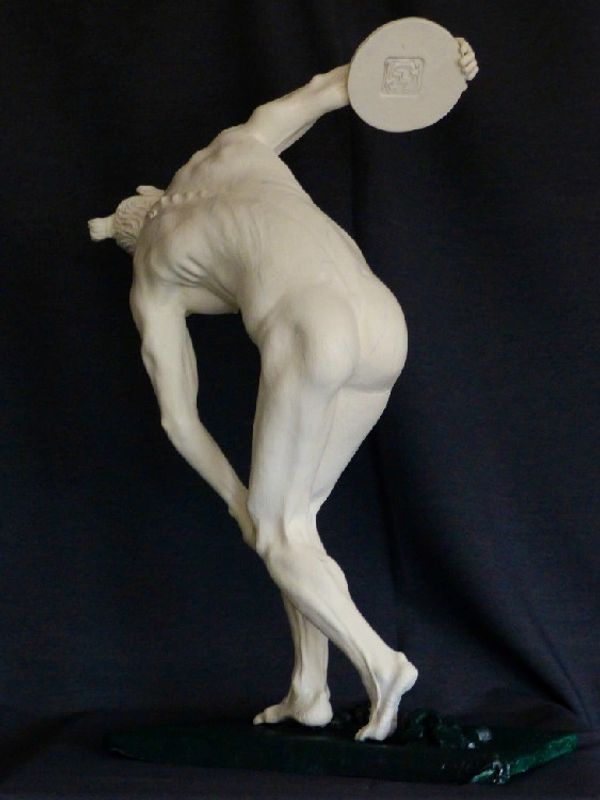 One of Guy Scharff's bronze sculptures.  Sculpture Artist, Sculptor - Disco Bolo