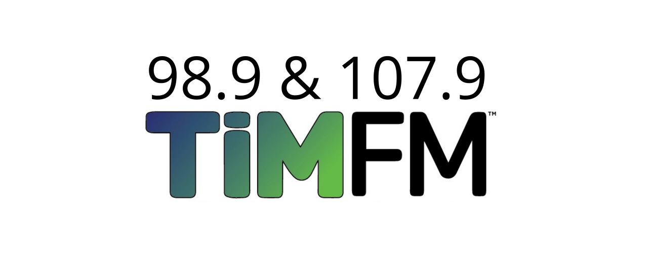 KJTM "98.9 & 107.9 TiM FM" Omaha, Nebraska logo