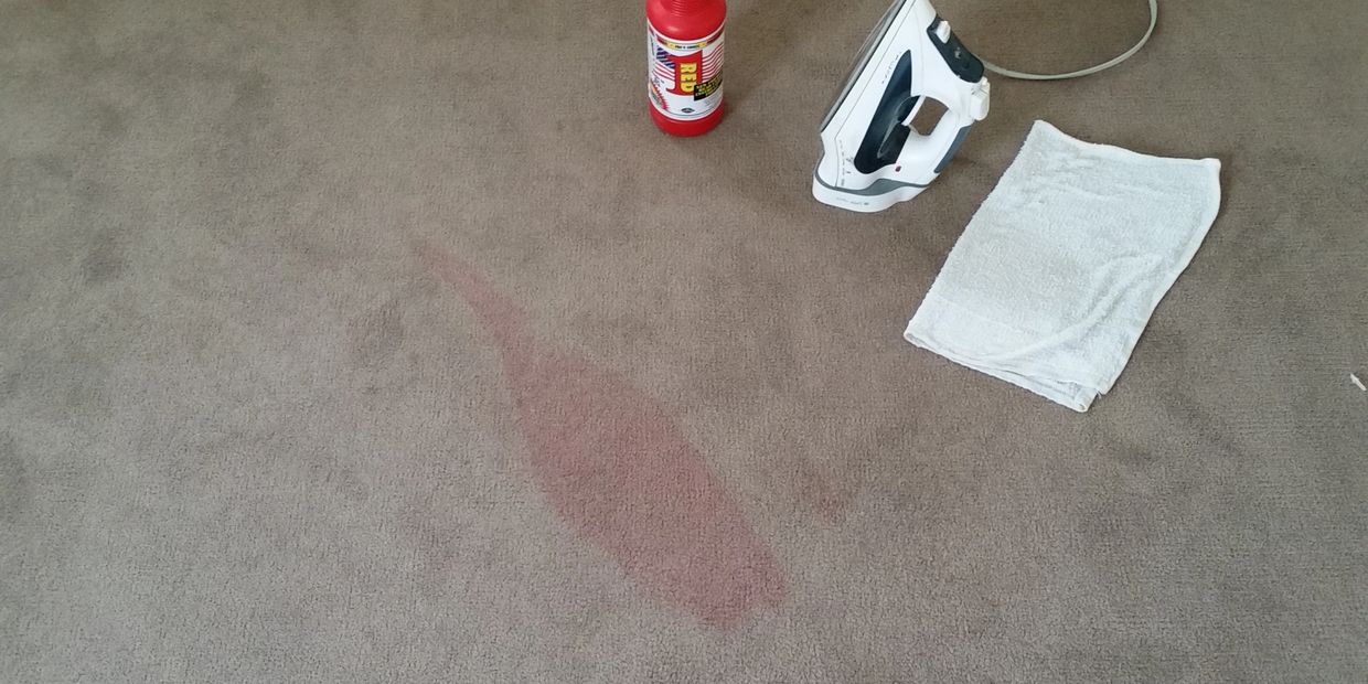 Kool aid will not come out with just carpet cleaning service. 