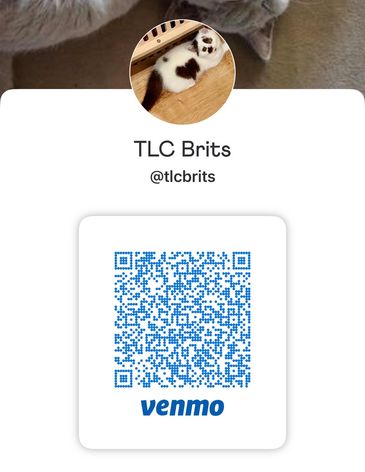 Venmo payment QR code for TLC Brits.