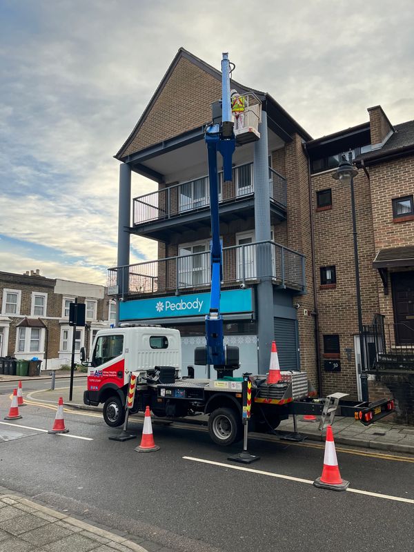 Traffic management team installed this segregation system 