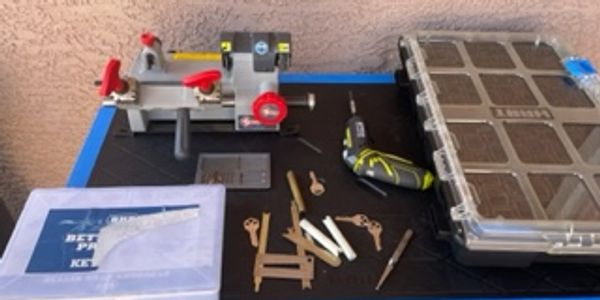an image showing locksmith tools