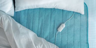Heat therapy for enhancing blood flow during pain management.