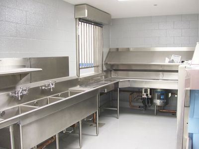 Correctional Facility Dishwashing Area