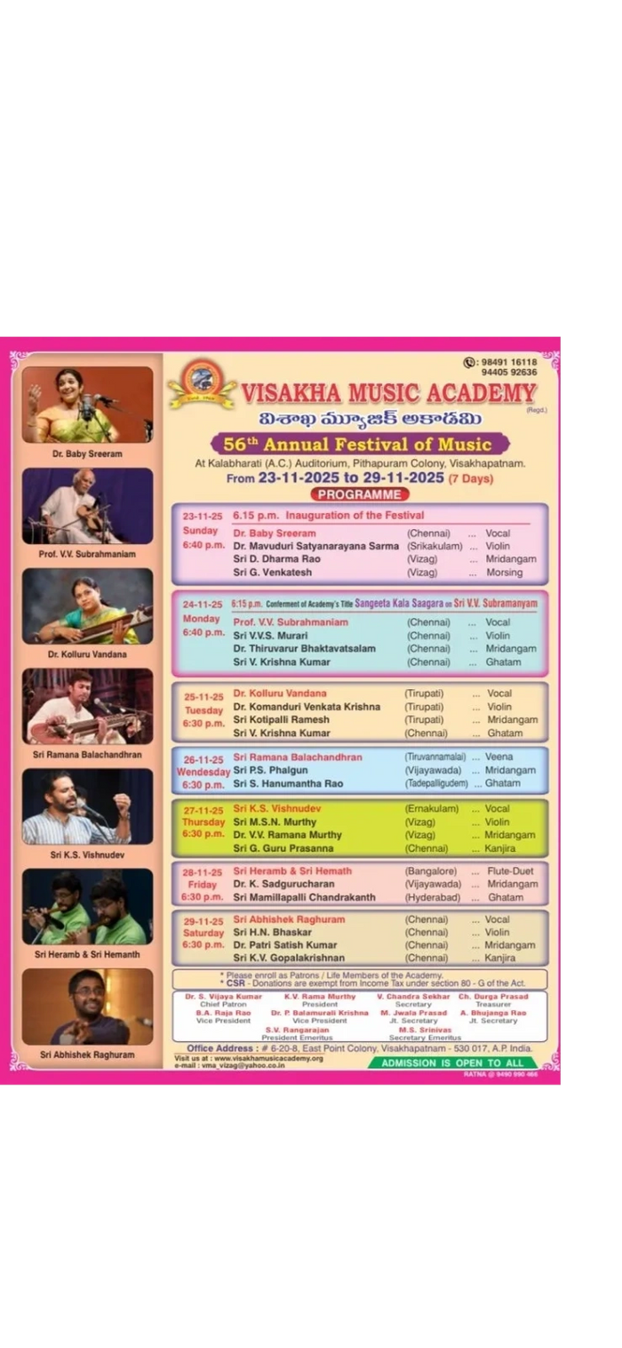 56th Annual Festival of Music