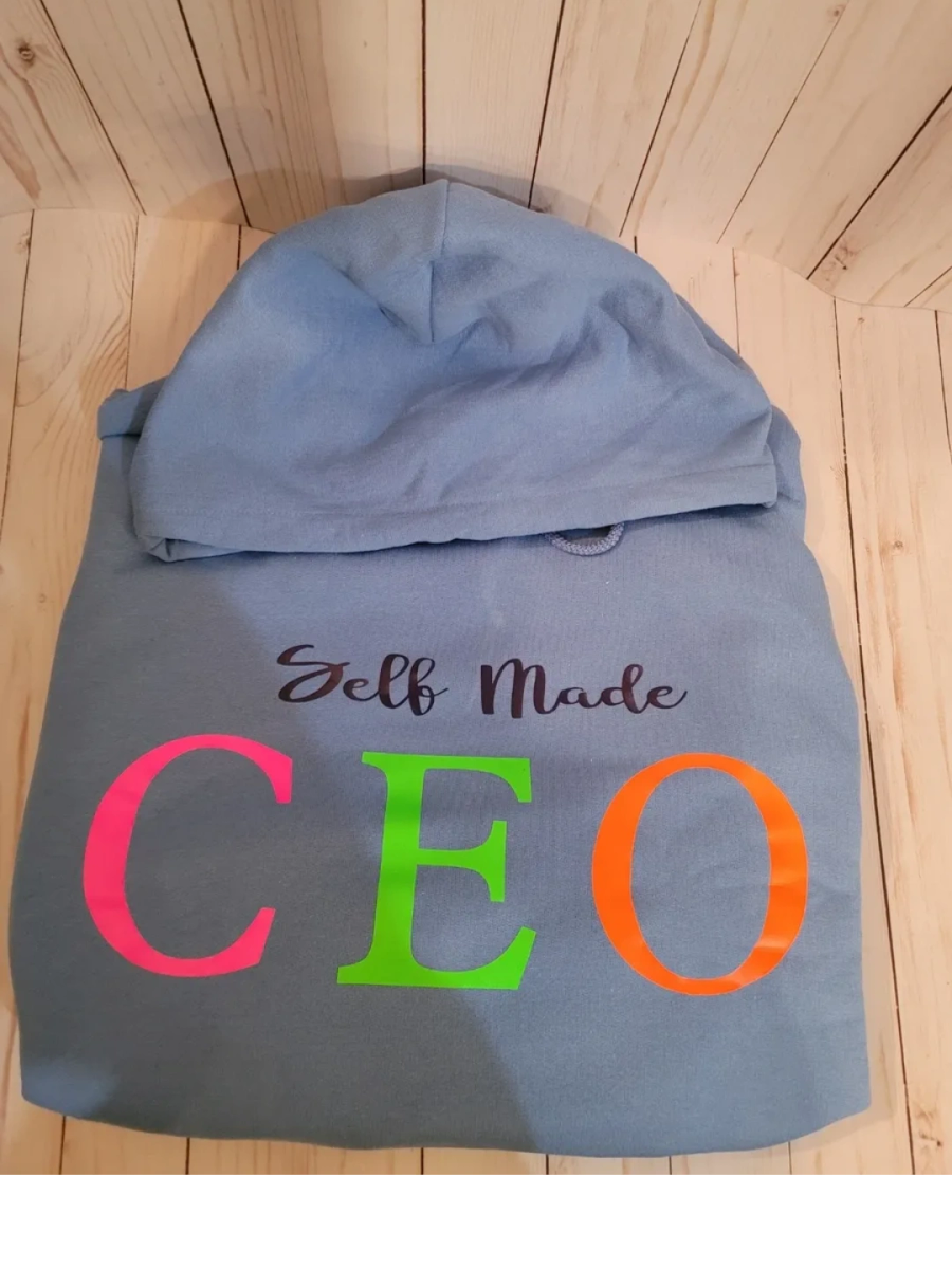 CEO Neon Letter Unisex Adult Hoodie