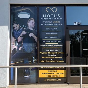 Business window graphics