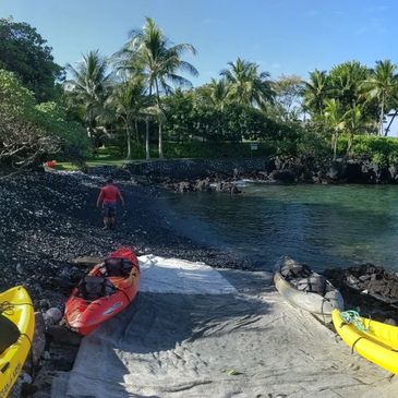Kayak launching location