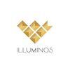 Golden geometric shapes forming a diamond with 'ILLUMINOS' text below.