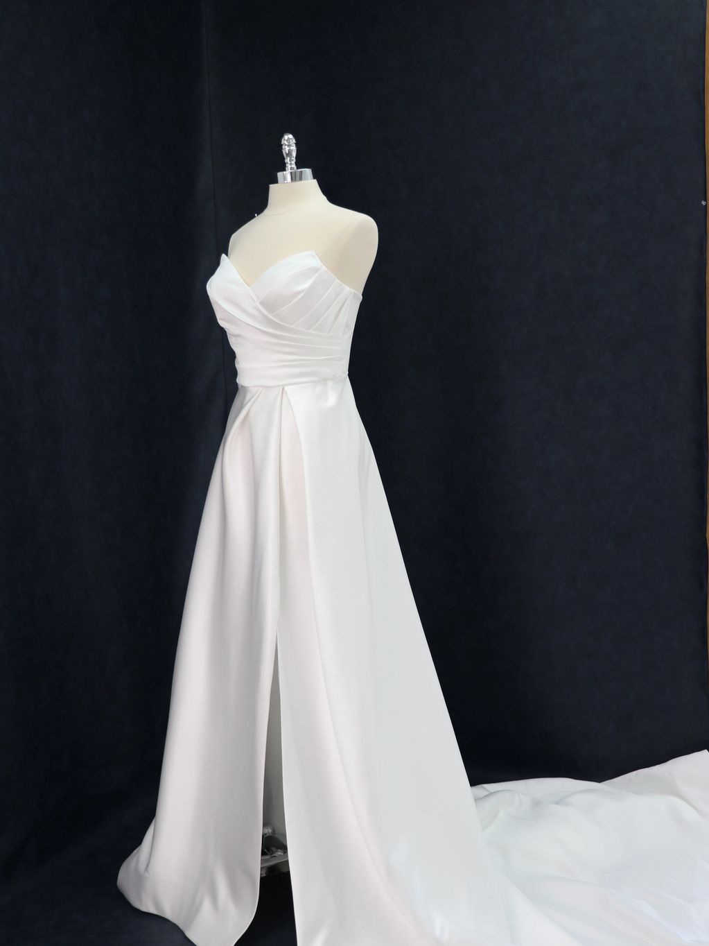 Silk Sating wedding dress made by hand 