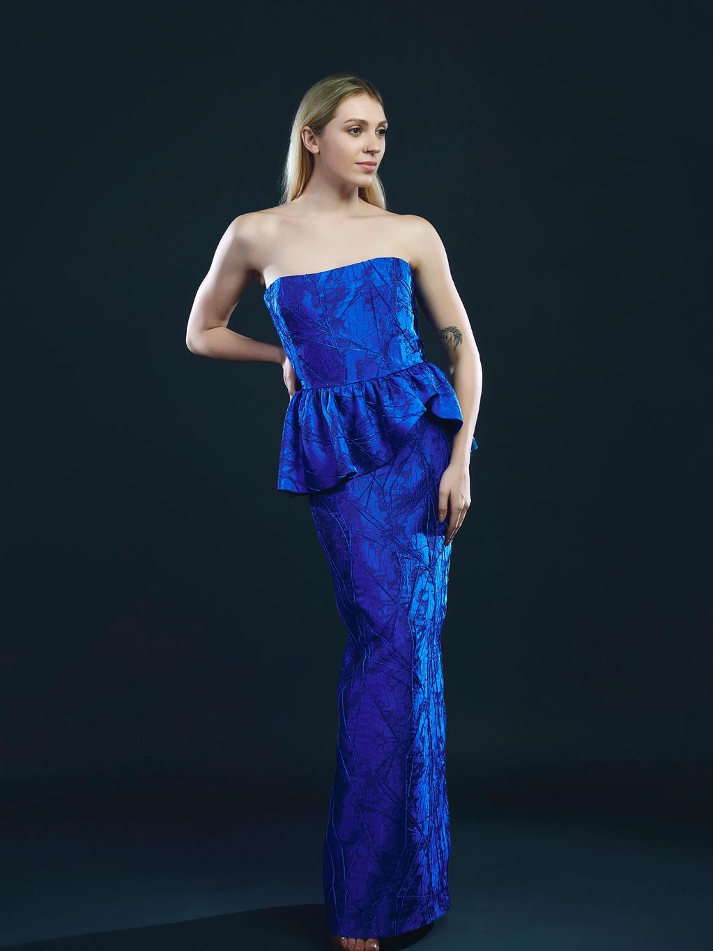 green emerald velvet dress Lace-Up Long V-Neck Prom Dress: Jessica Angel 2347 Red / 2XSmall