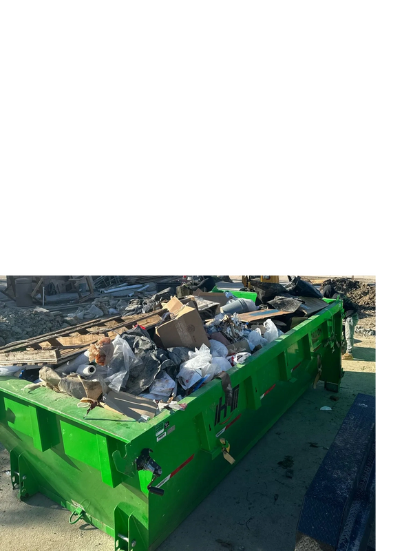 Bin rentals for trash debris, house and garage cleanout services.