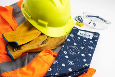 Air Bandit-Filtered Bandana Safety Gear, work wear, work gear