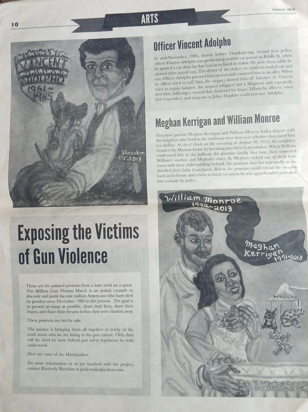 Page 10 of the Summer 2014 edition of "Word on the Street".