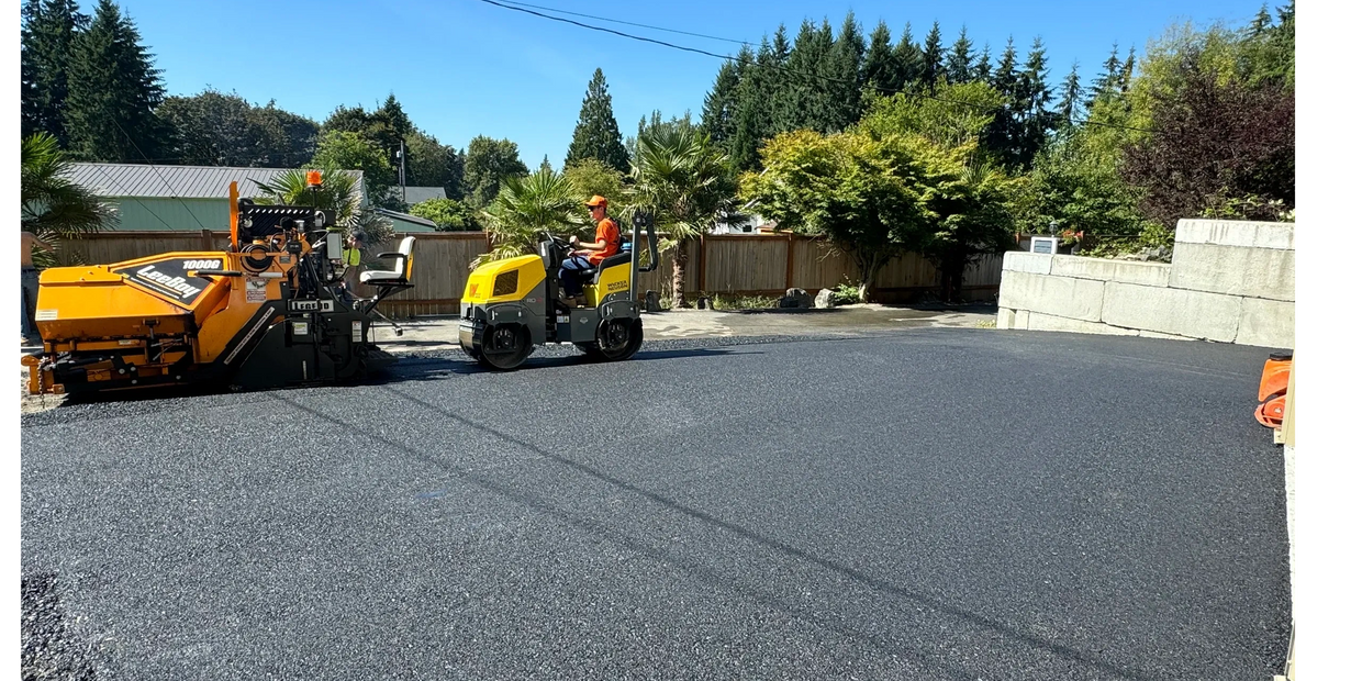 Bellevue Washington Asphalt Paving Residential Driveway by Western Washington Asphalt LLC