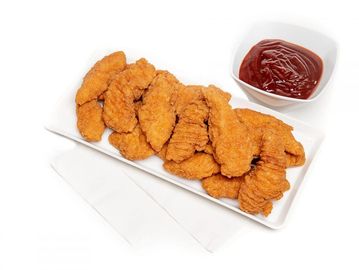 Fried crispy chicken tenders