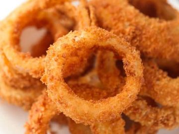 Crispy onion rings