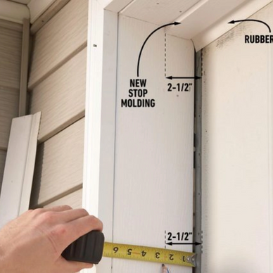 Measurement for Garage Door Trim
