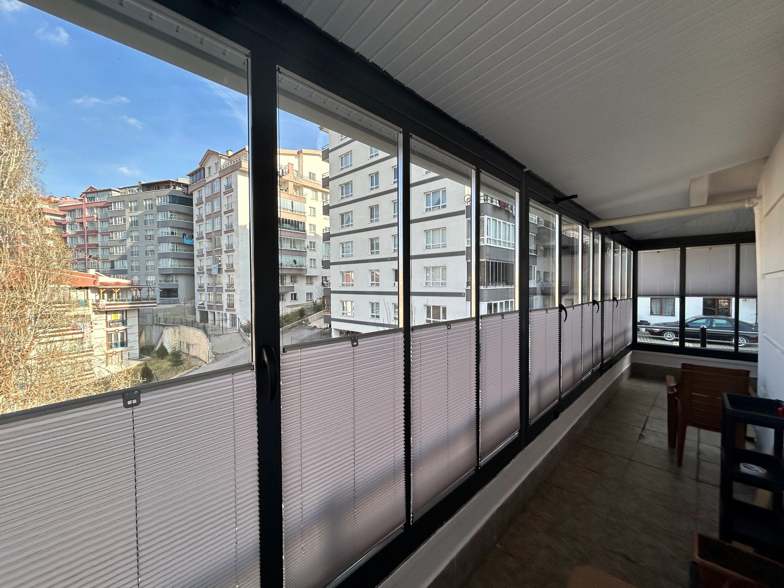 ısıcamlı katlanır cam balkon