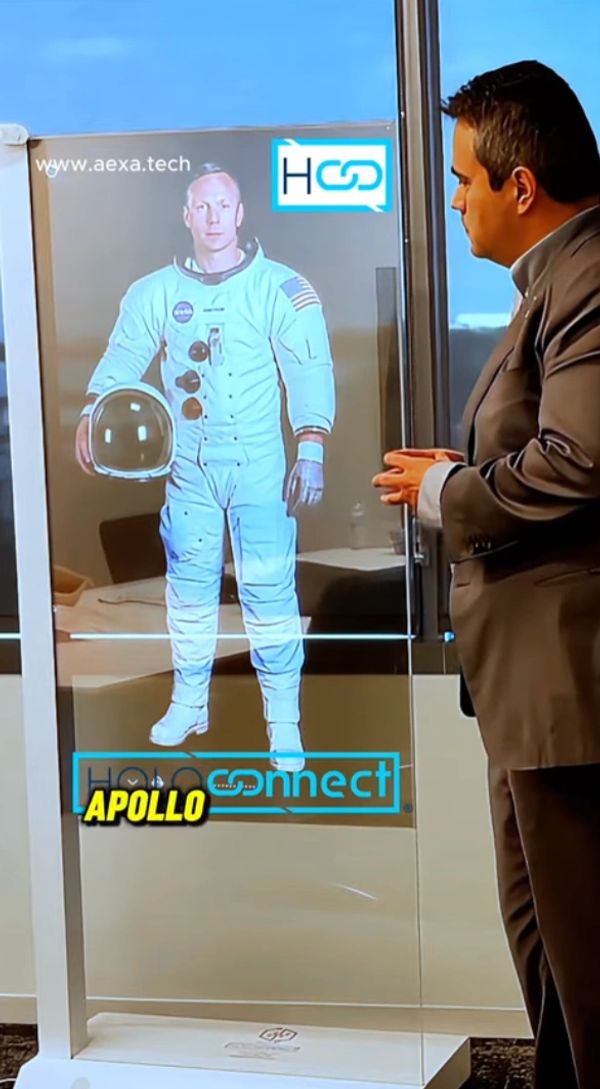 HoloConnect AI and Neil Armstrong
