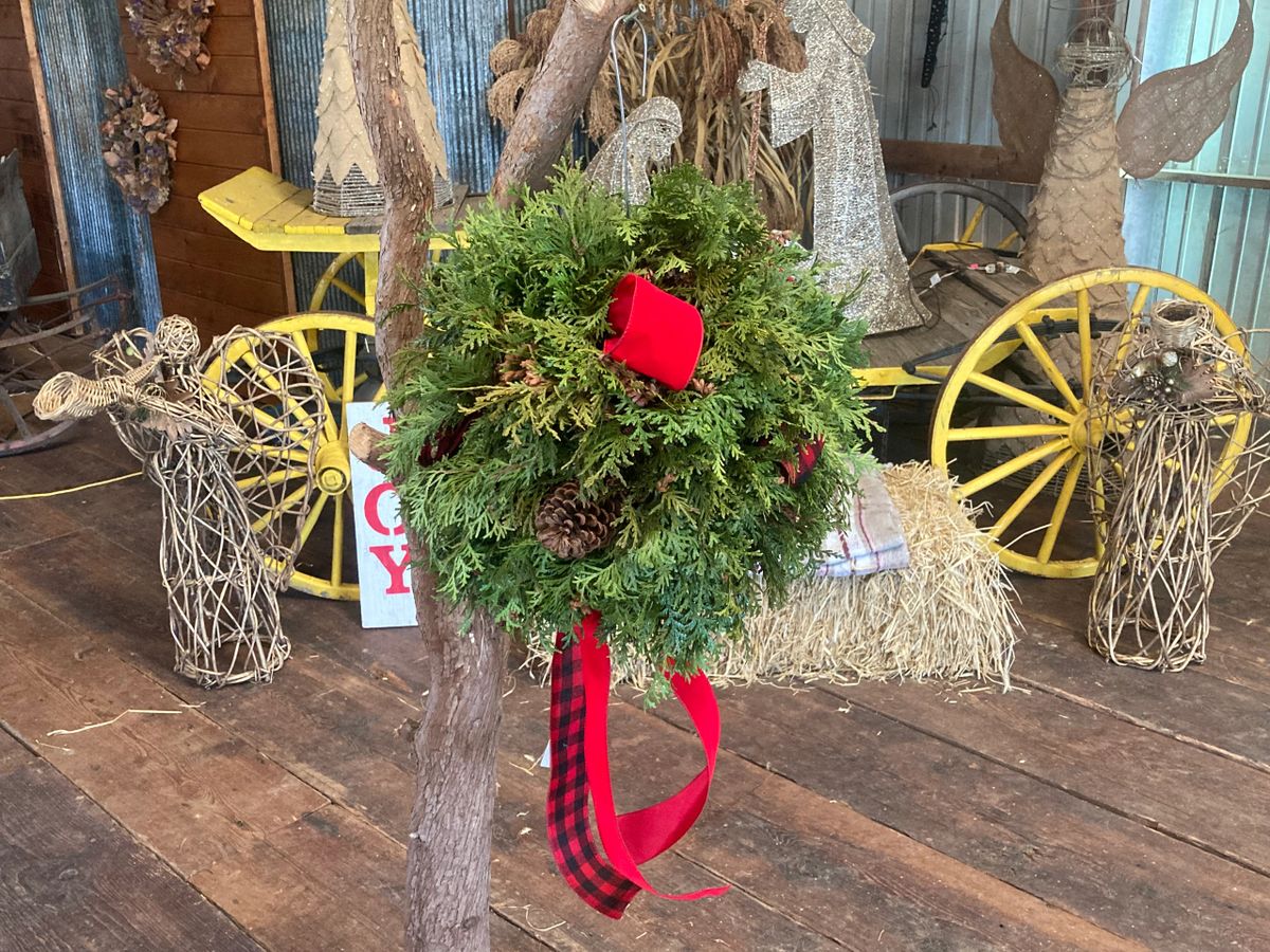 Kissing Ball/ Wreath Making Dec. 9