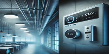 Online store products including CO2 monitors, cabinets, and safety signage for Arizona businesses.