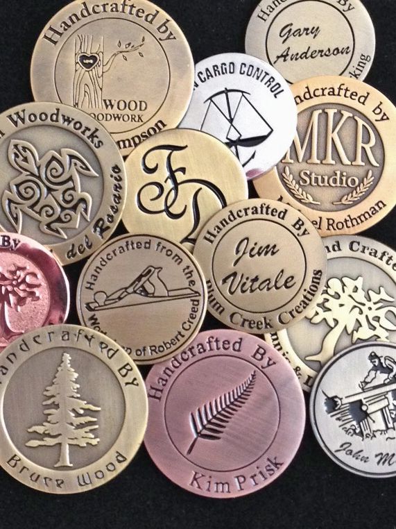 Signature Medallions of various sizes and finishes