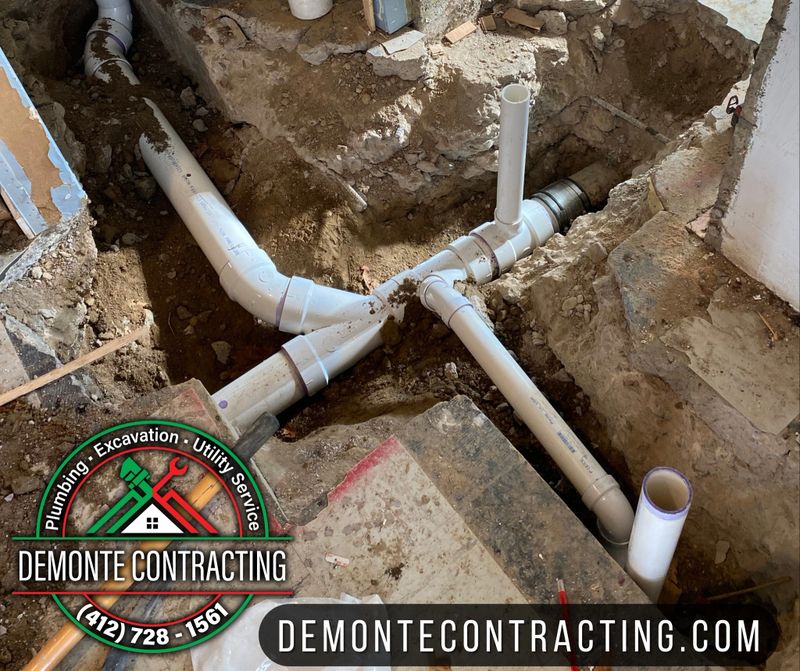 DeMonte Contracting plumbing project