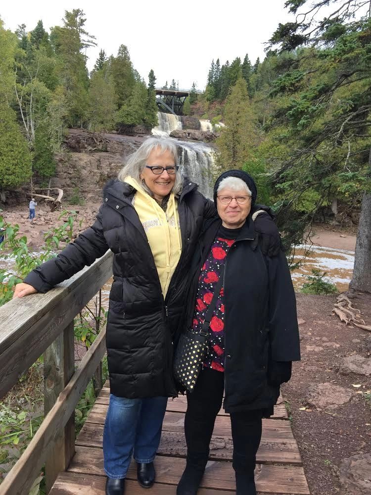 Theresa Sutton on the Left, Carolyn Becher on the right