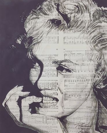Marilyn Monroe portrait fine art