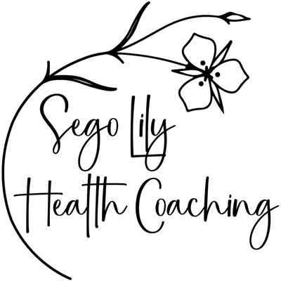 Delicate floral line art with a simple flower and branch design.