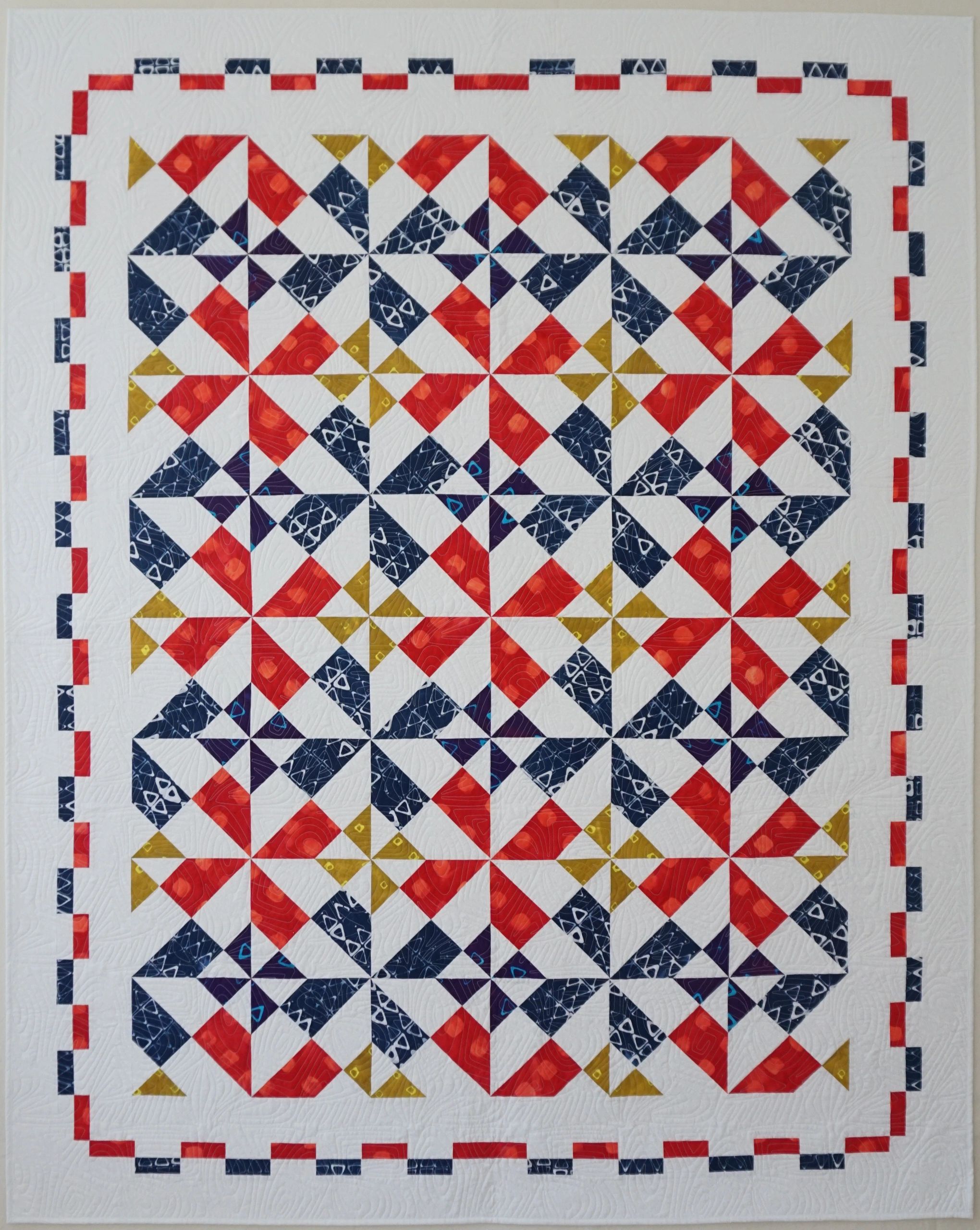 Two double-pinwheel tops