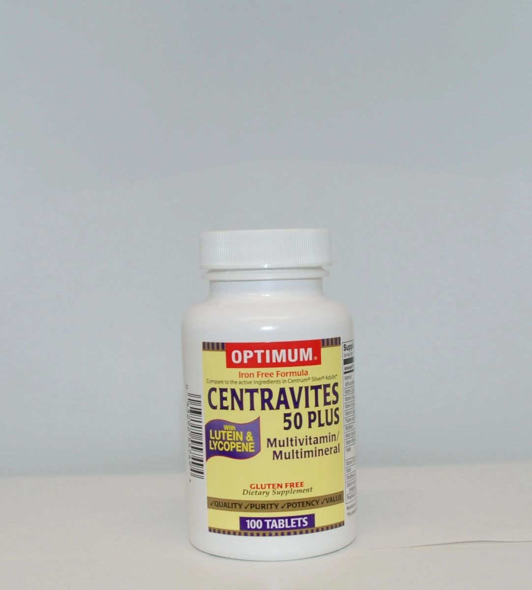 Centravites Adults 50+ (Compare to Centrum Silver) 100ct.