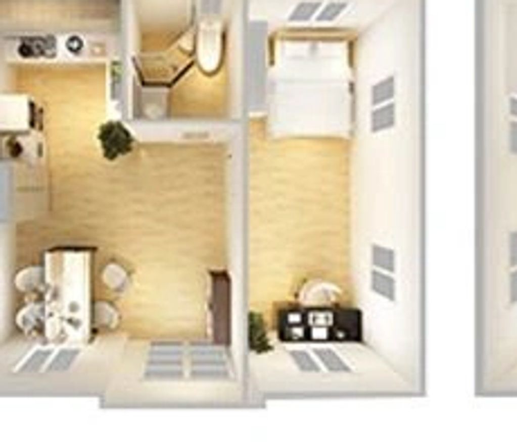 20 FT one, two and  three bedrooms
