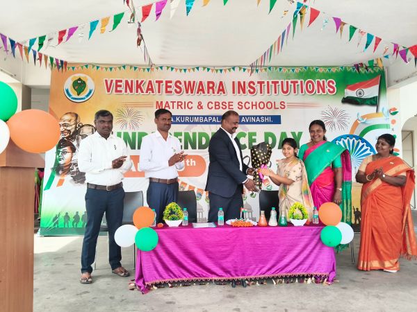 Independence Day celebration at Venkateswara Institutions.