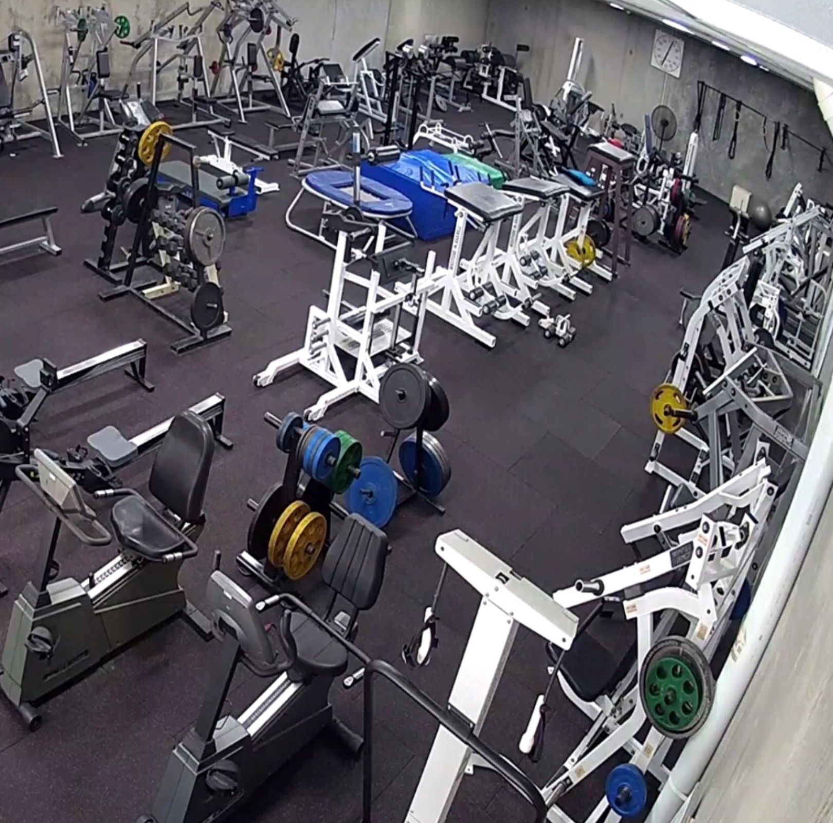 APOLLO GYM OPEN 24HRS- UPSTAIRS MEZZANINE AREA, AN ABUNDANCE OF EQUIPMENT COVERING ALL BODY PARTS.