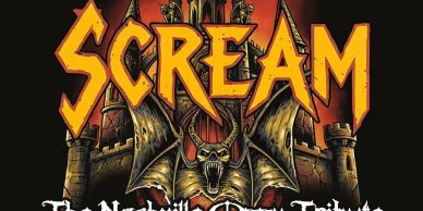 Scream: The Nashville Ozzy Tribute album cover with gothic castle and bat.