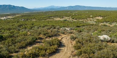 elder creek night runs course drone photo