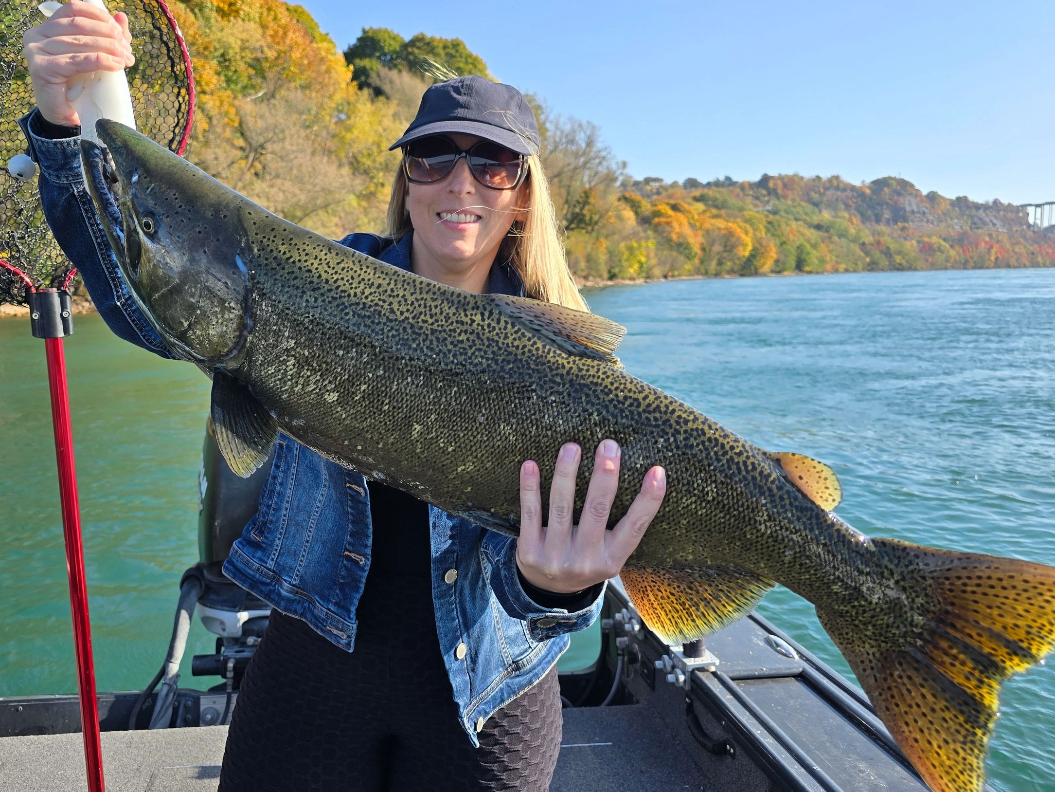Fall Salmon Fishing Charter Niagara River