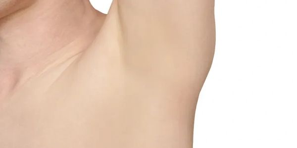 Smooth underarm after body waxing in Everett WA at Autumn Noel Esthetics