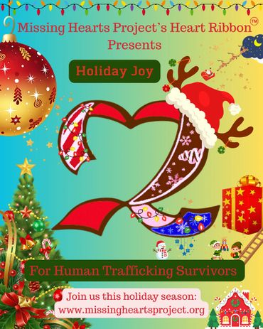 Holiday Joy event by Missing Hearts Project for human trafficking survivors.