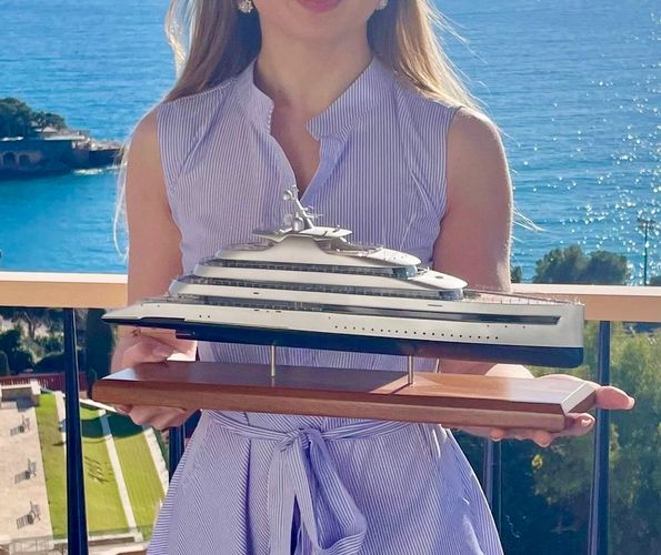 Delegance Superyacht Model of Savannah that was recently delivered to a client in Monaco.