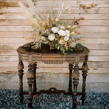 vintage table rental, side table, vintage table